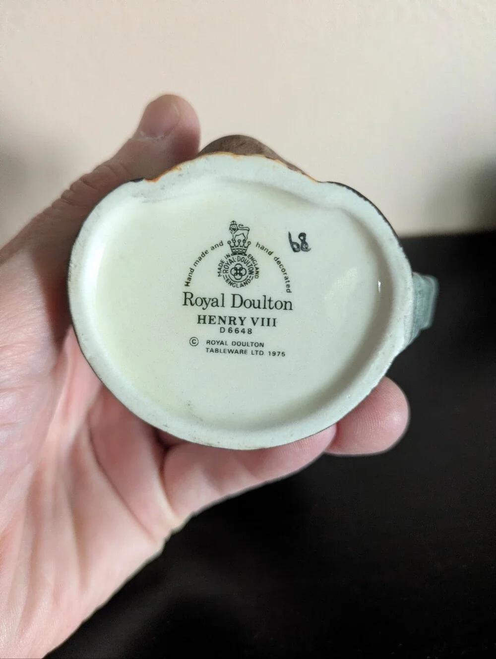 Vintage Royal Doulton Henry VIII Toby Jug/Mug.  1975.  Perfect Condition.